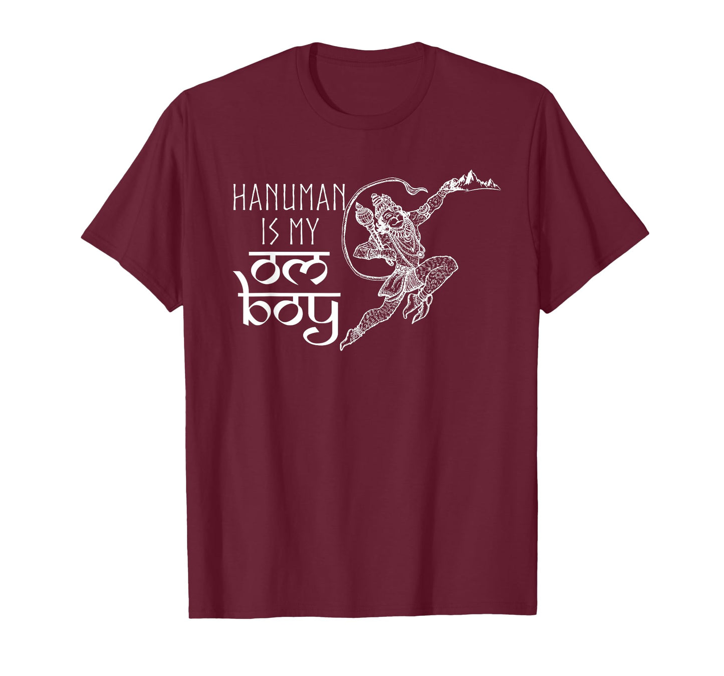 Funny Hanuman Is My Om Boy Hindu God Shirt T-Shirt