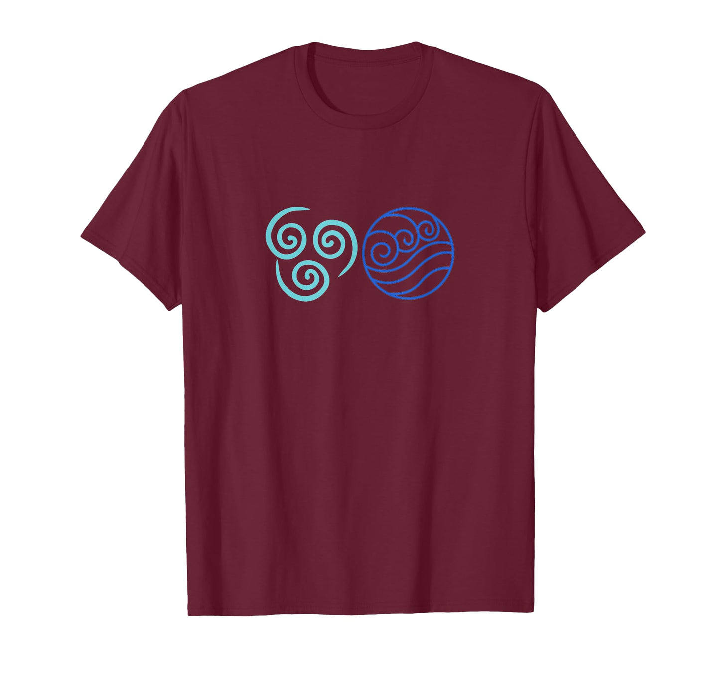 Water and air element symbol for spiritual connection T-Shirt