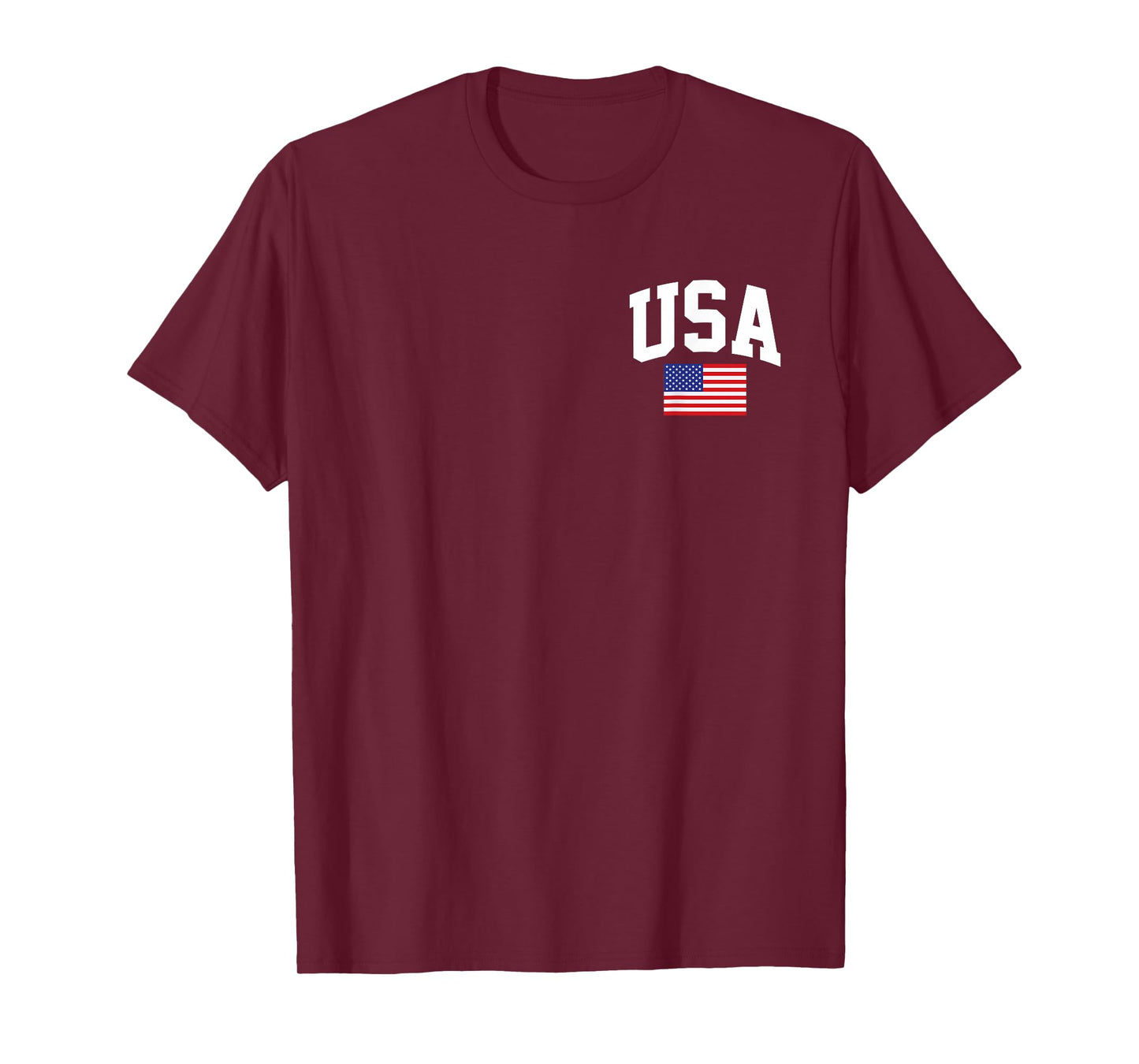 American Flag Stars Stripes 4th of July Patriotic USA Logo T-Shirt