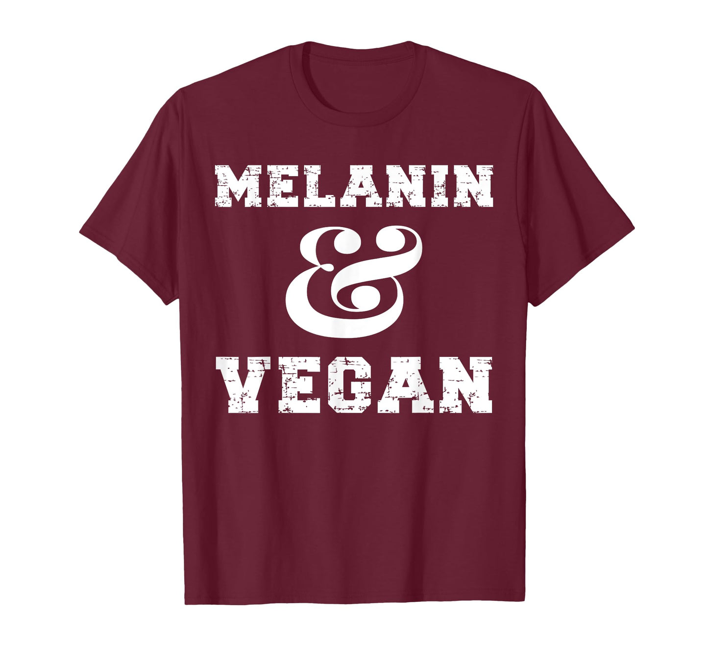 Melanin And Vegan Black African American Vegan Women T-Shirt