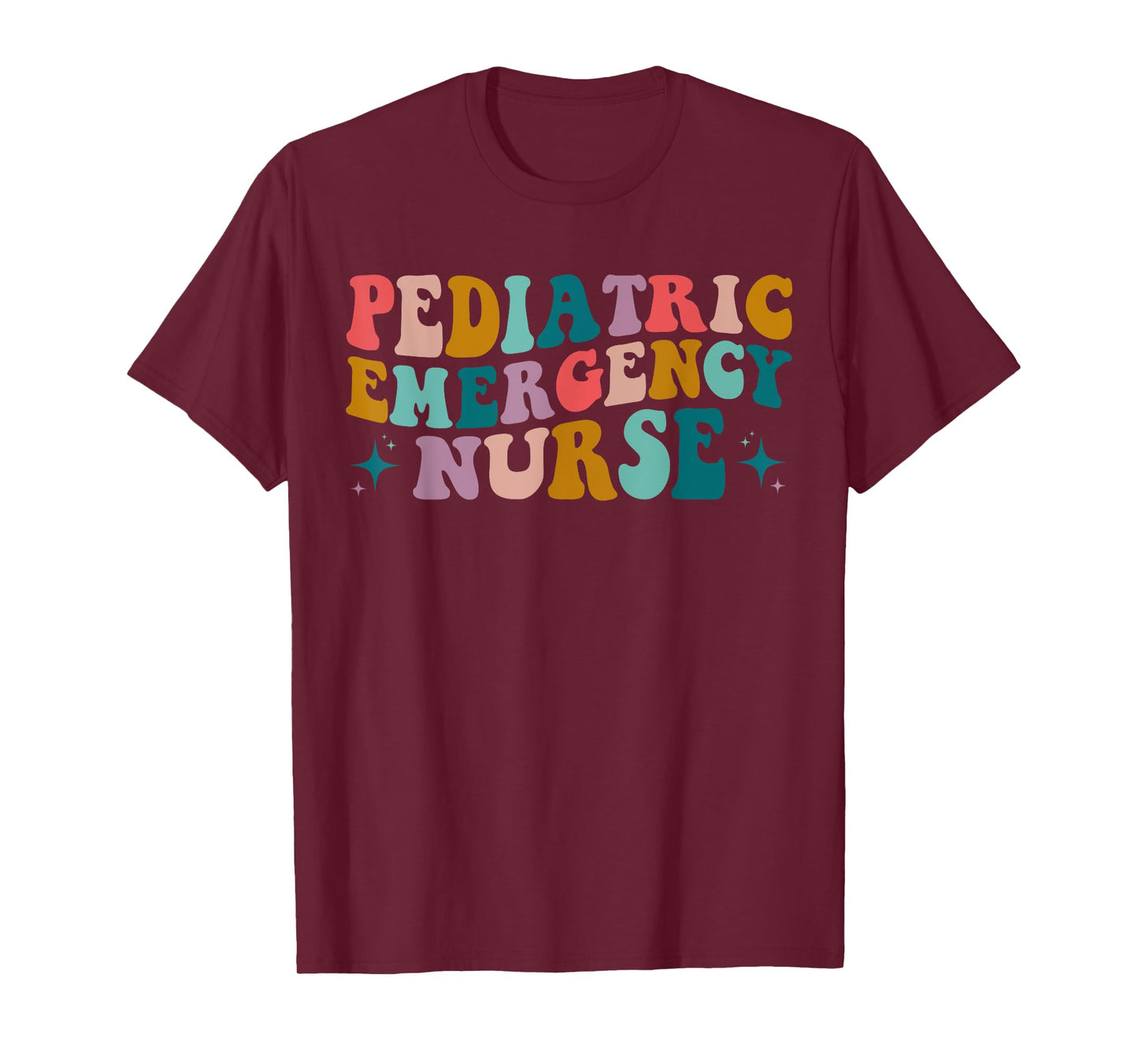 PEDS Emergency design Pediatric ER Nurse Emergency Room RN Nursing groovy retro T-Shirt