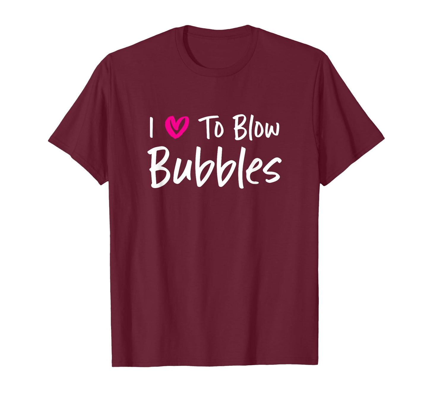 I Love to Blow Bubbles for Her Funny WIfe Girlfriend Couple T-Shirt