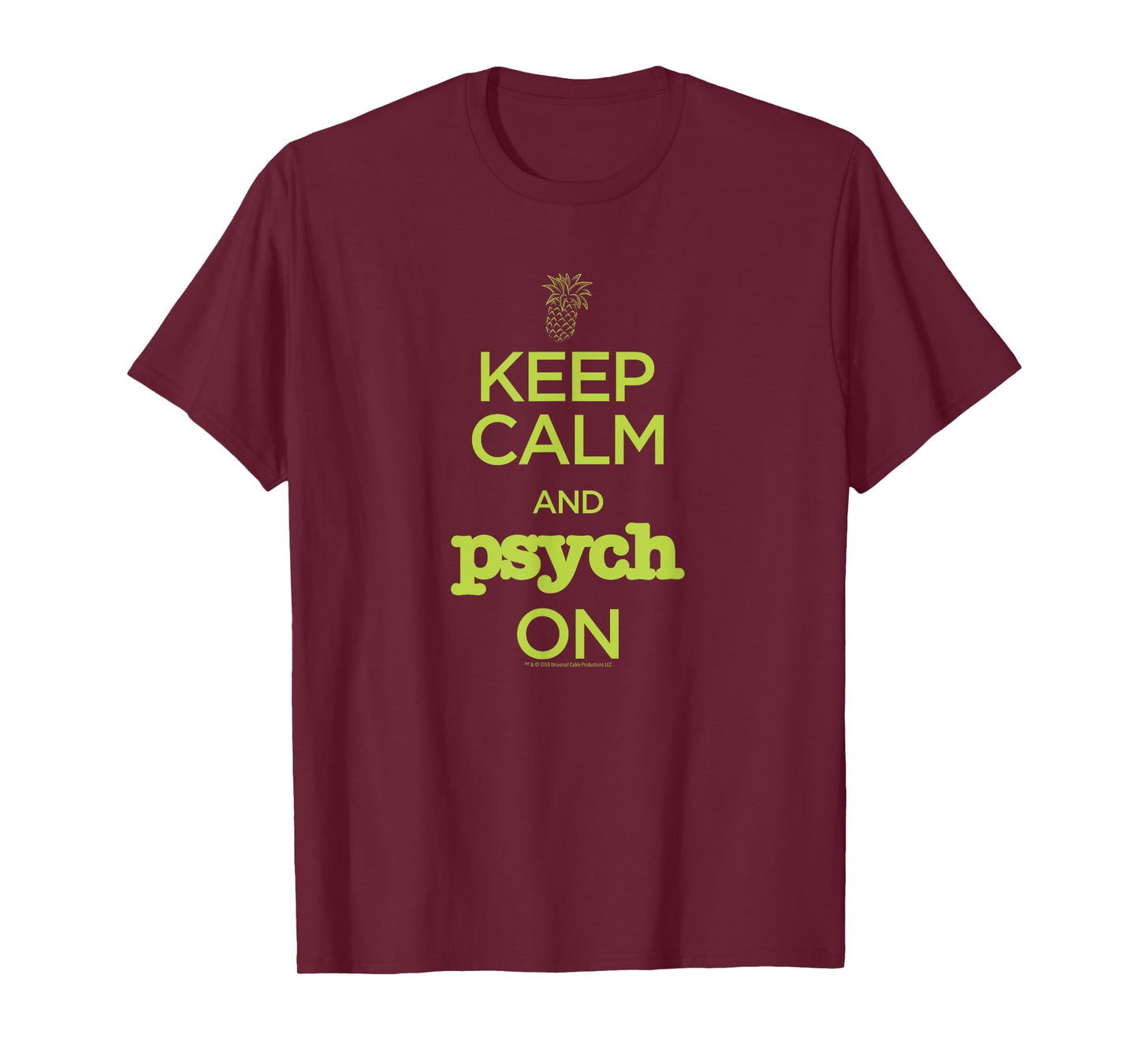 Psych Keep Calm and Psych On Standard T-Shirt - Official Tee T-Shirt