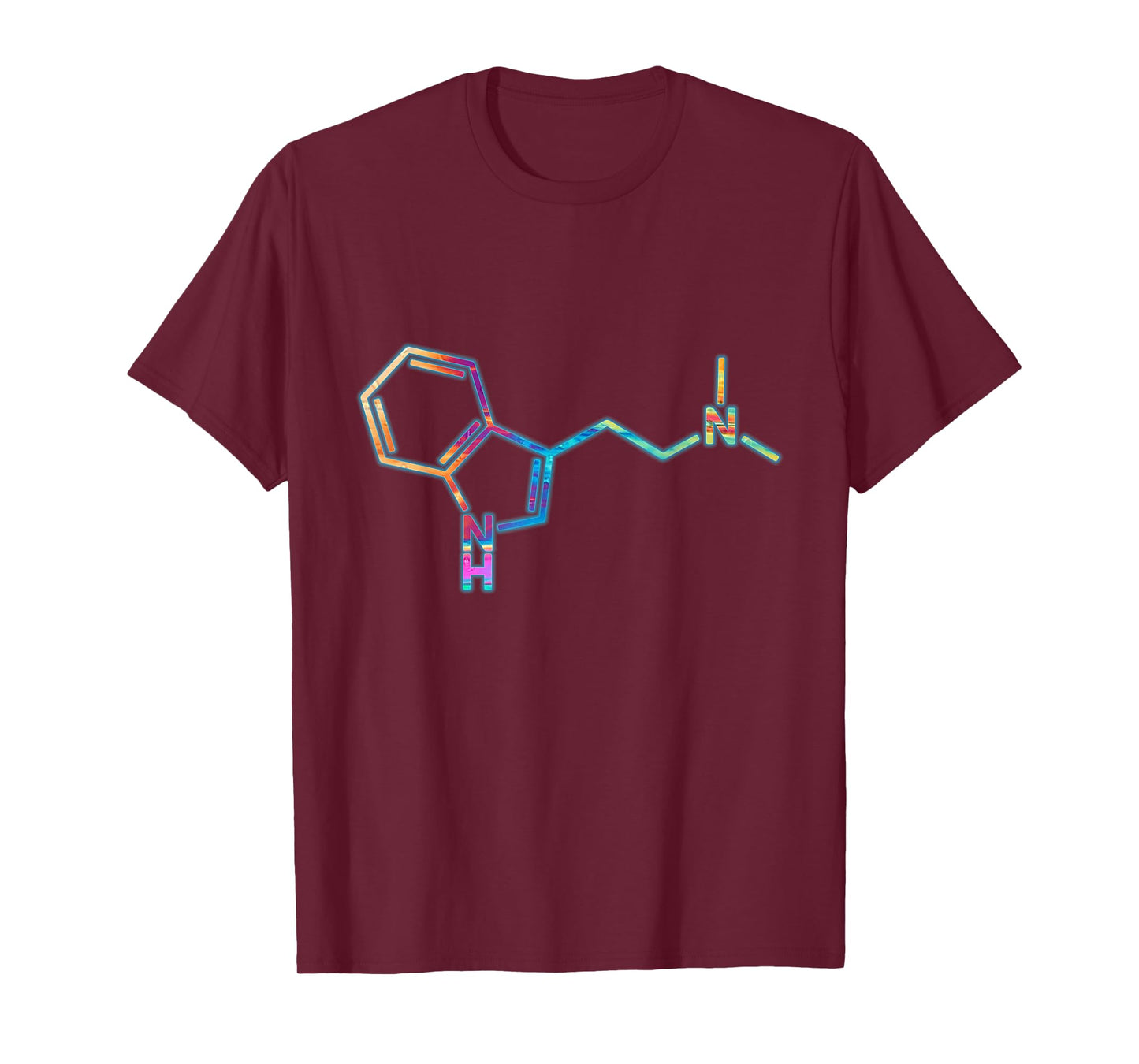 Spiritual DMT Molecule T-Shirt for Psychedelic Art Lovers