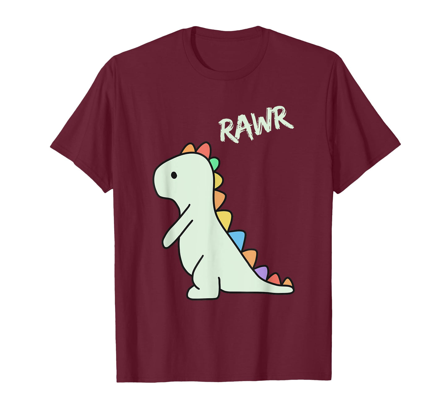 Cute Dino Rawr Dinosaur Roaring Funny Kid Dino Cartoon T-Shirt