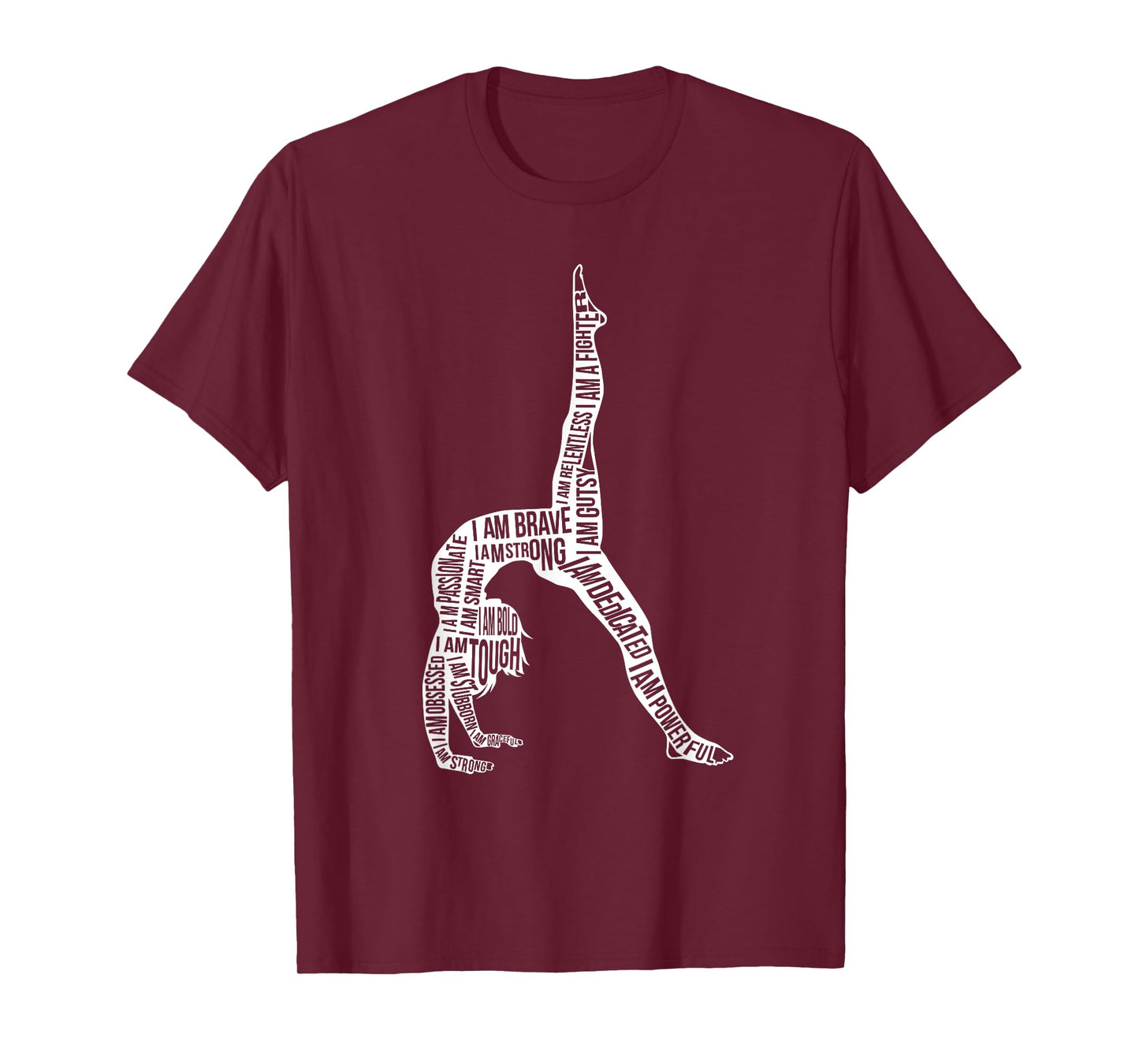 Cheerleading Tumbling Flip Acrobatic Girls Design Gymnastics Typography Funny Gymnast Handstand Women's Black Short Sleeve Classic Fit T-Shirt