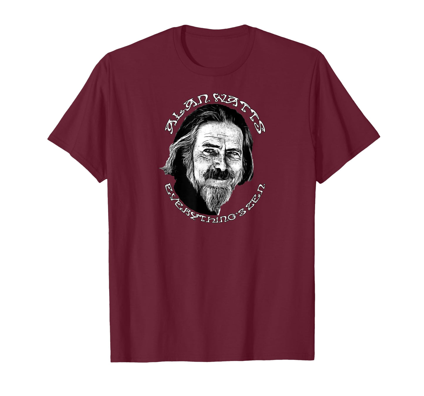 Alan Watts Everything's Zen - meditation spiritual T-Shirt