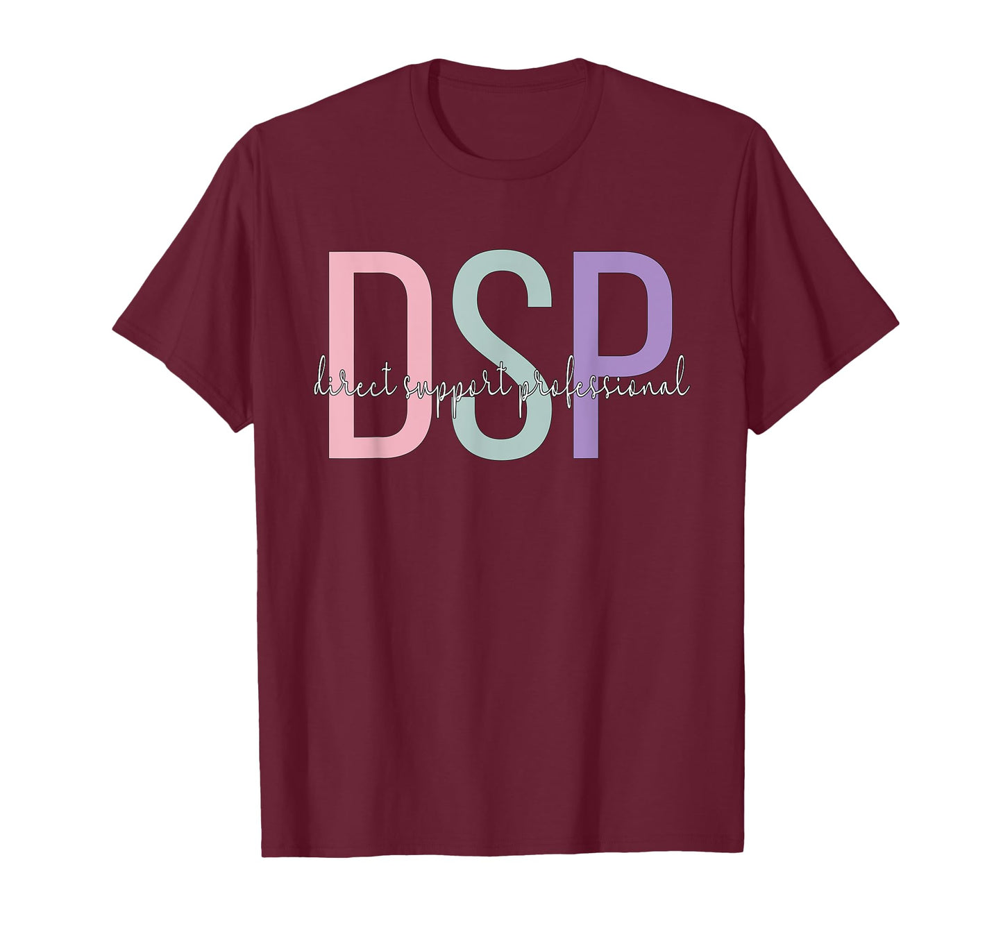 DSP Cute Direct Support Professional Black Women's Classic Fit Modern Classic Round Collar Lace Embellishment T-Shirt