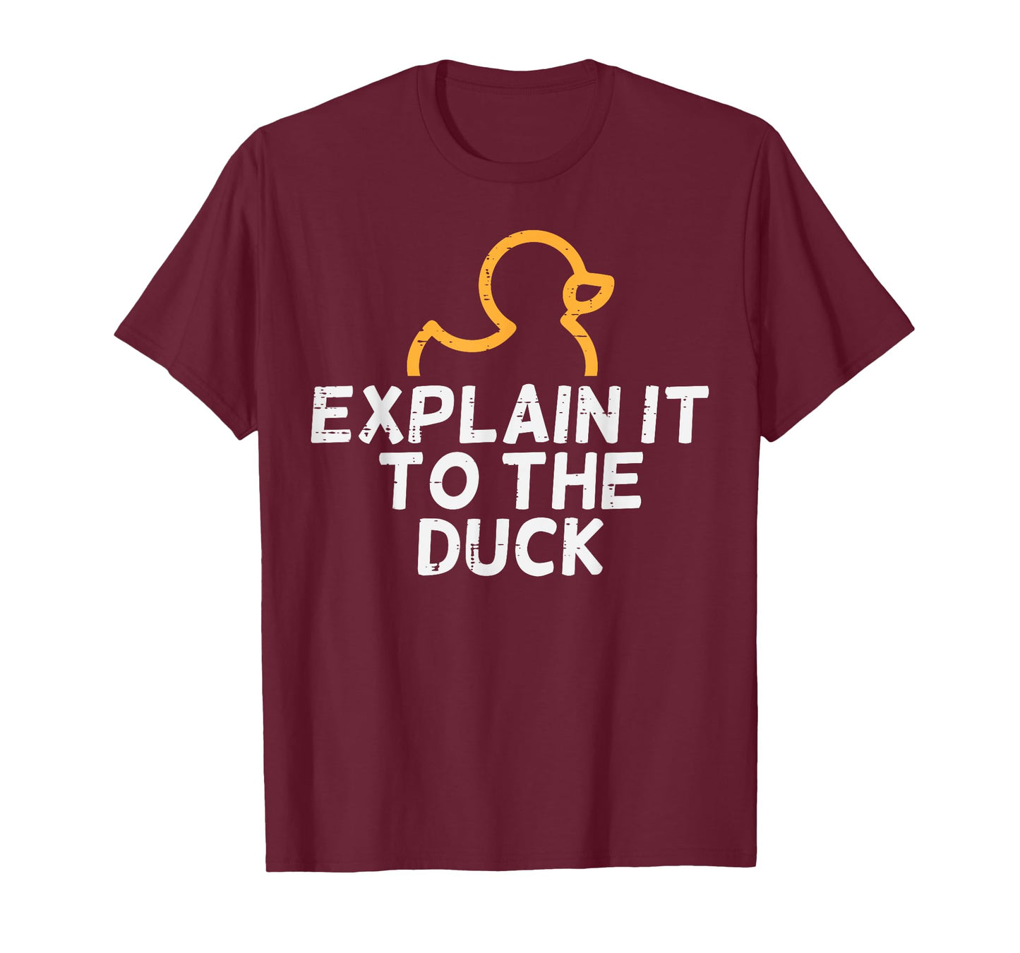 IT Coder Programmer Tech Developer Shirts Men Programmer Explain To The Duck IT Debugging Coding Women Men T-Shirt