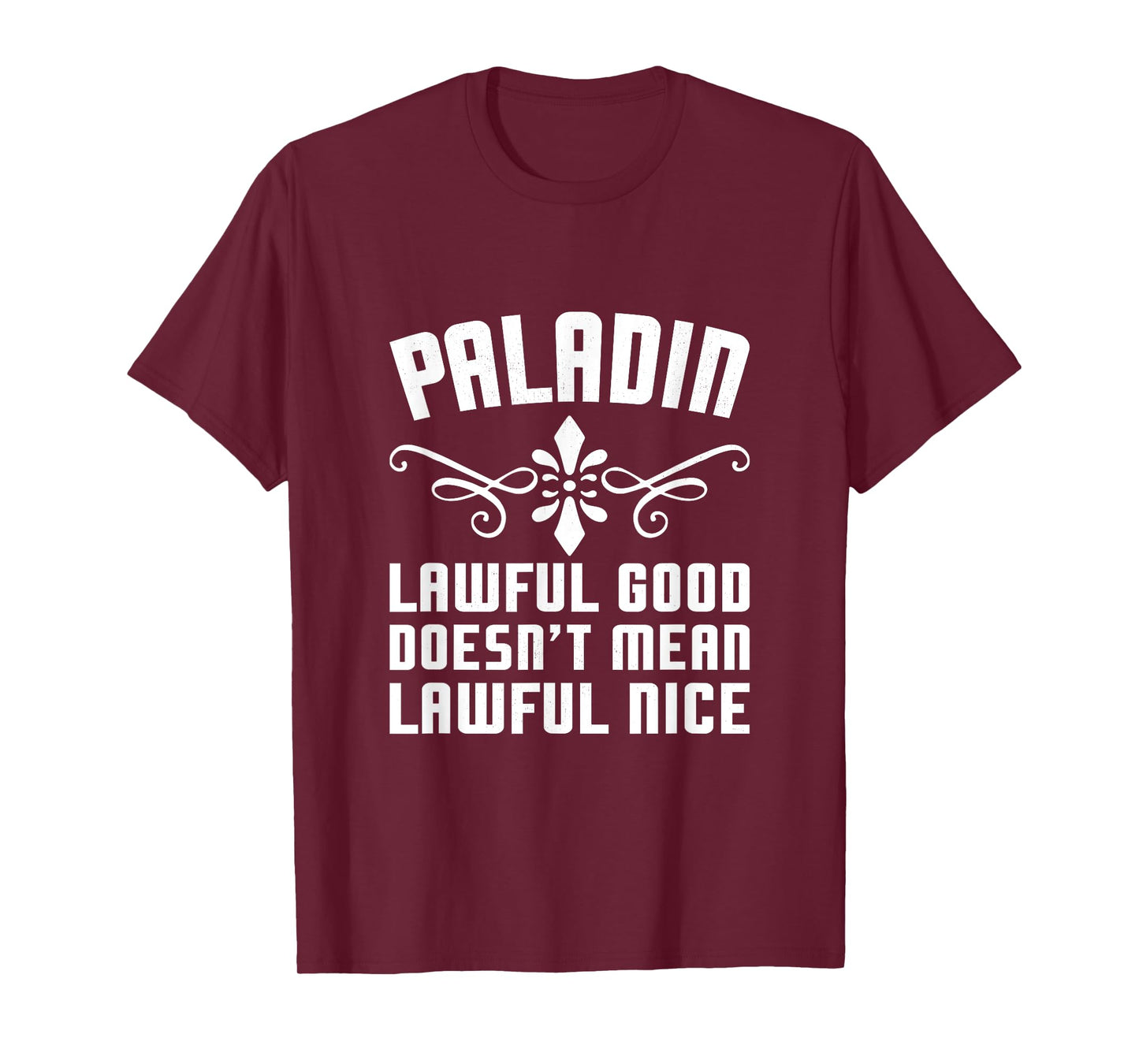 Paladin Lawful Good Funny Tabletop Roleplaying RPG Gamer Men T-Shirt
