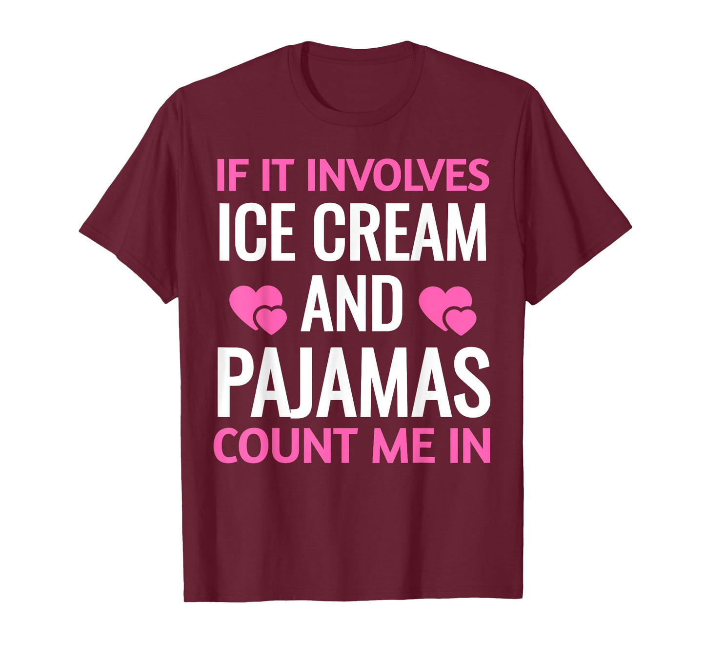 Ice Cream And Pajamas Sleepover Party Lover Funny Shirt Men Women Kids T-Shirt