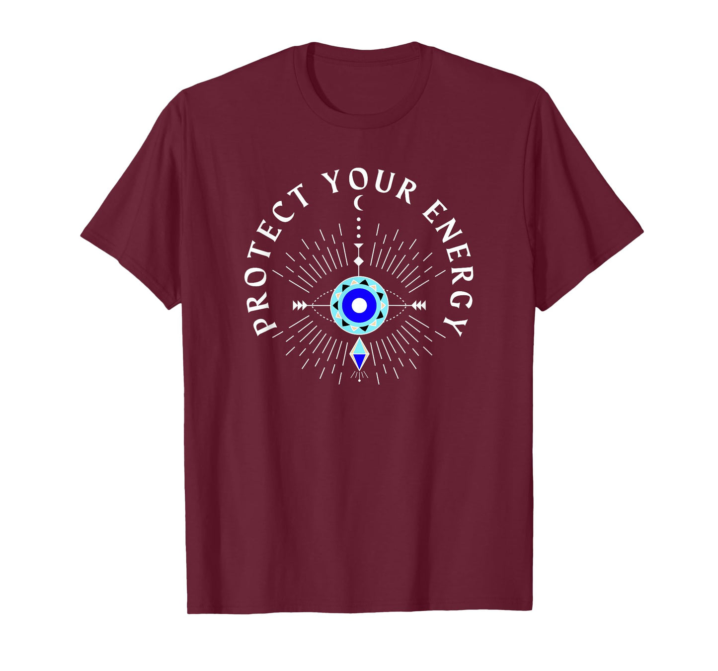 Protect Your Energy Evil Eye Positive Quote Gifts For T-Shirt