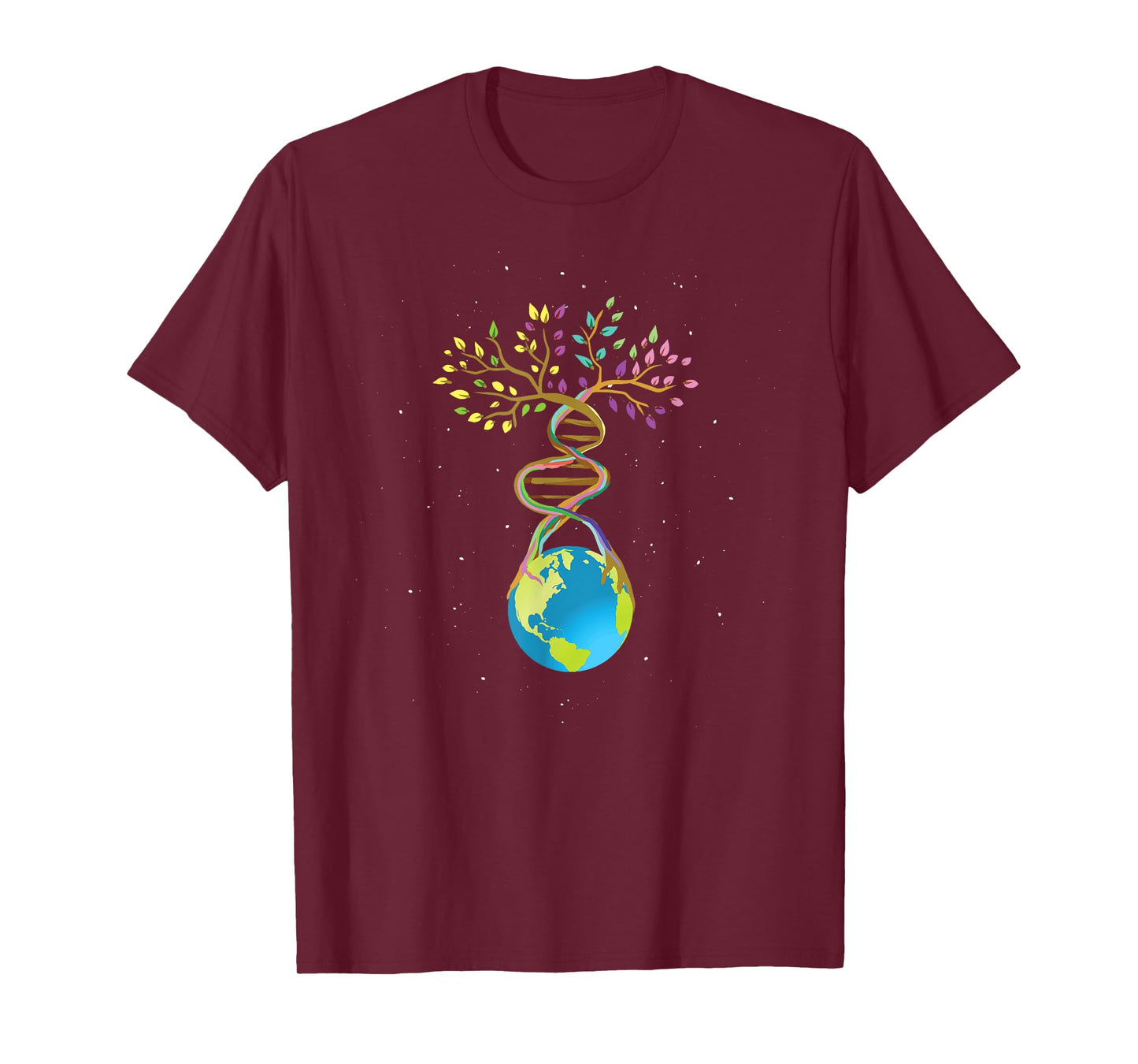 DNA Tree Life Mother Earth Genetics Biologist Science Shirt T-Shirt