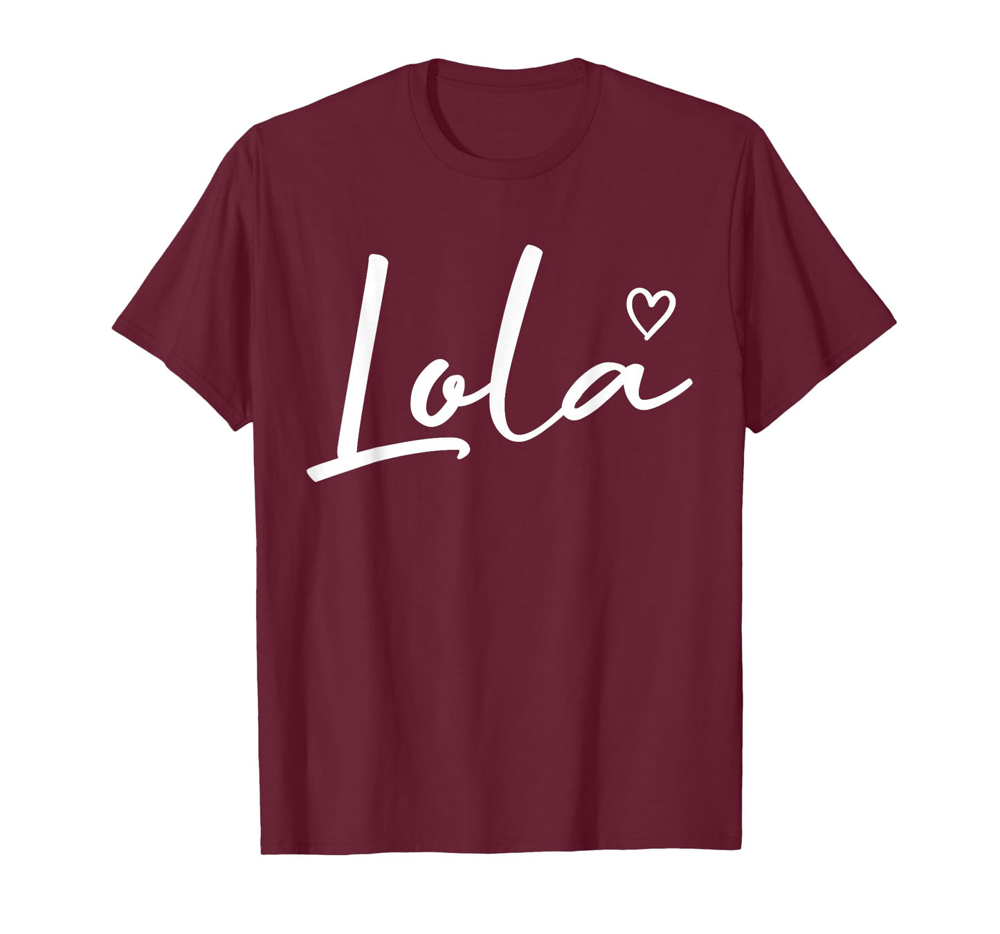 Lola Gifts For Women Grandma Heart Mother's Day Lola T-Shirt