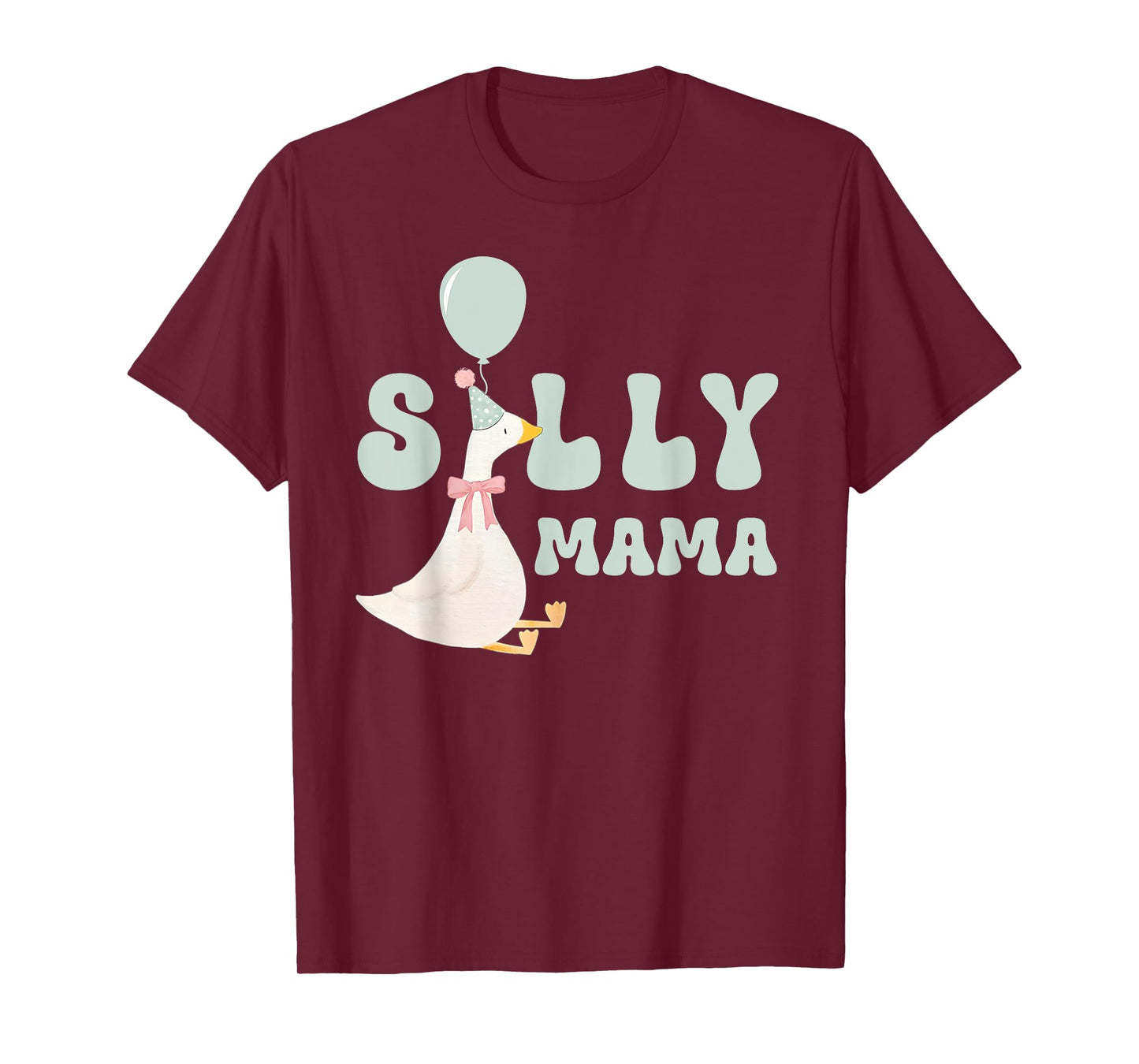Silly Mama Silly Goose Mom Birthday Family Matching Party T-Shirt