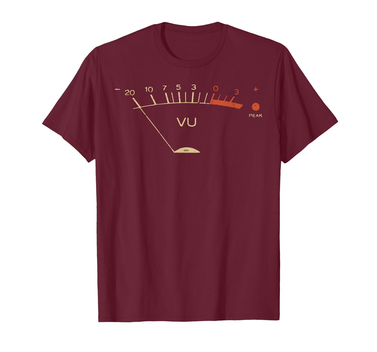 Music Volume Unit Meter Audio Sound Engineer Men Women T-Shirt