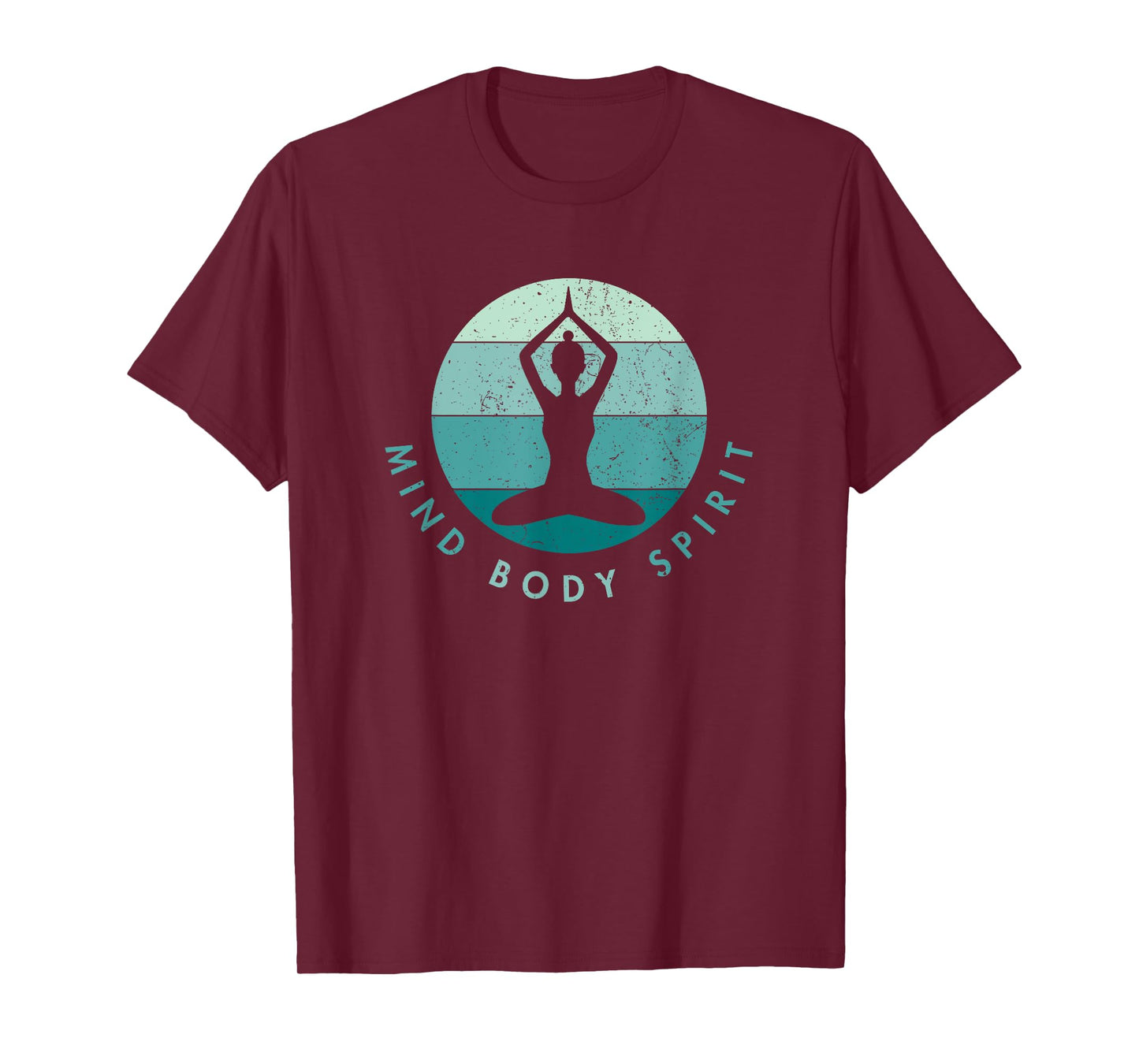 Meditation Yoga - Mind Body Soul - Cool Blue T-Shirt