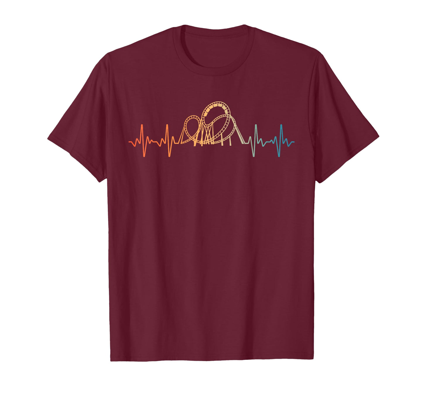 Roller Coaster Art For Men Women Kids Roller Coaster Lover T-Shirt