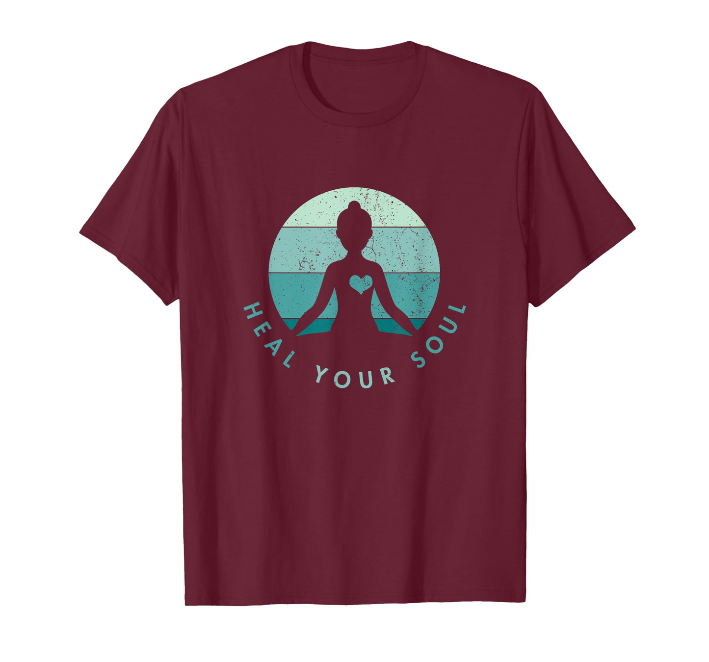 Yoga Meditation - Heal Your Soul Peace T-Shirt