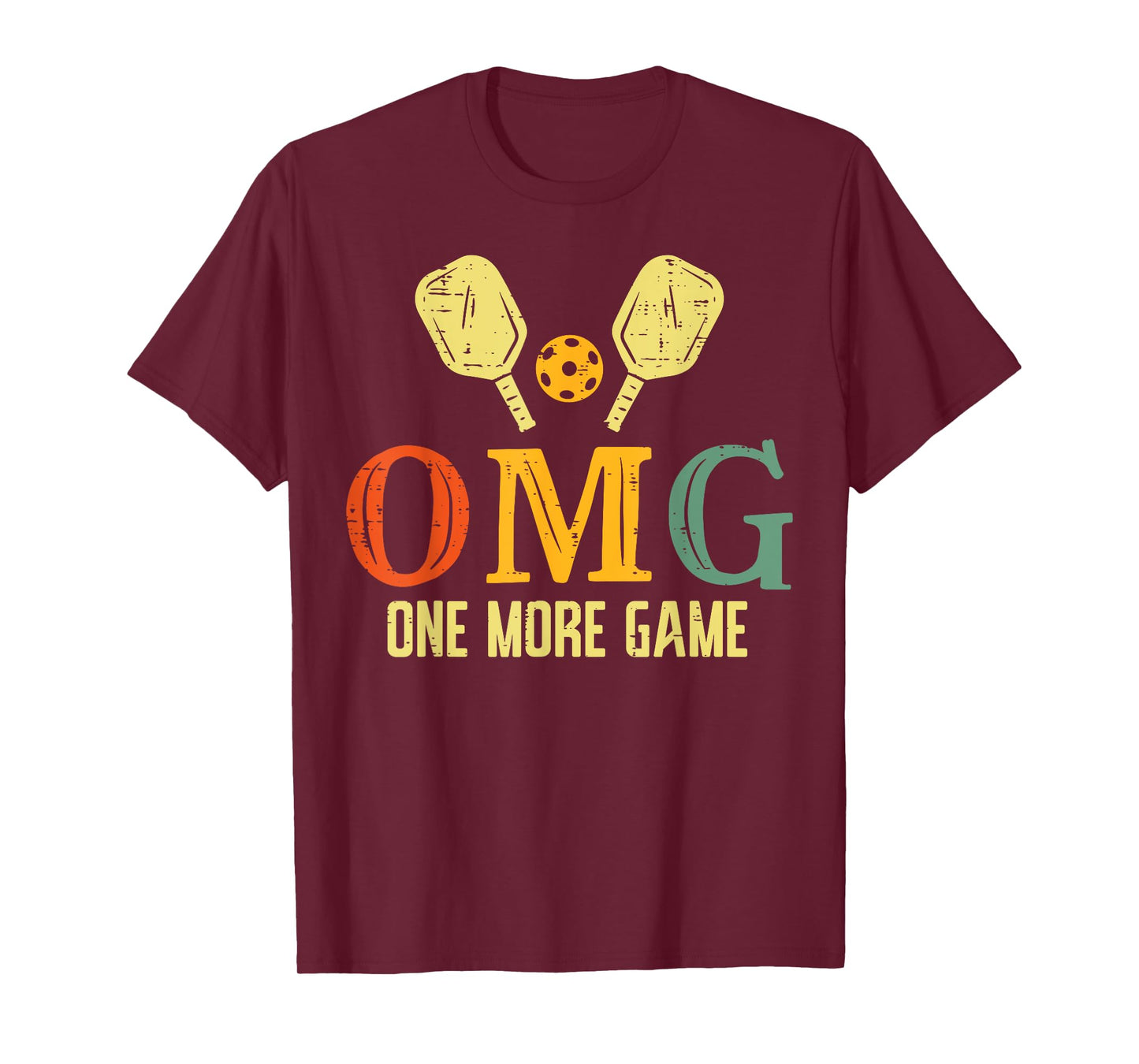Pickleball OMG One More Game Pickle Ball Sports Men Women T-Shirt
