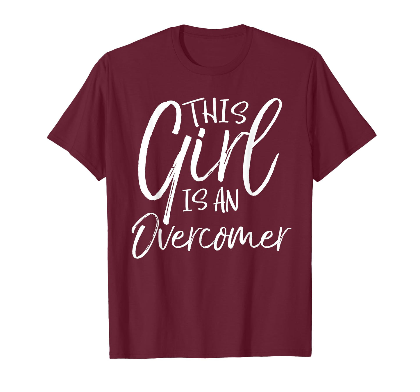 This Girl is an Overcomer Victory in Christ Christian Shirt T-Shirt