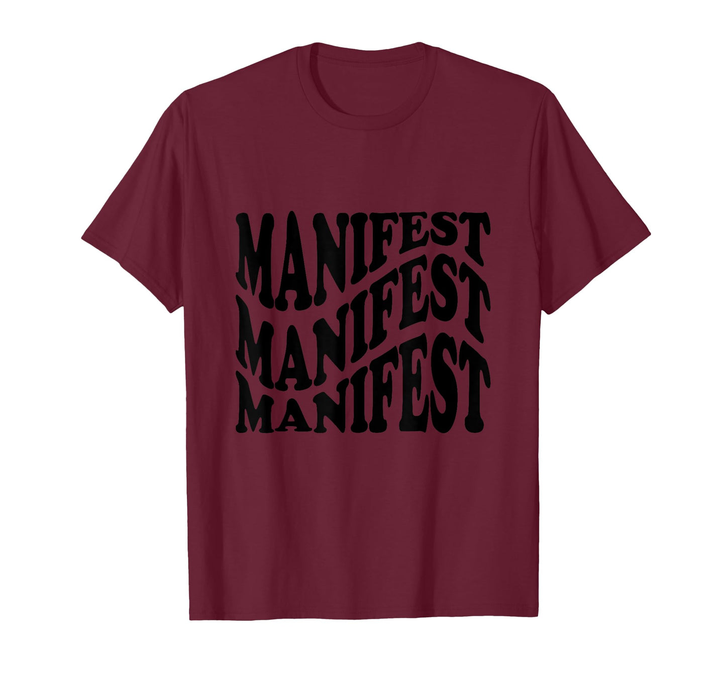 Retro Groovy Manifest Attract Success Mindfulness Meditation T-Shirt