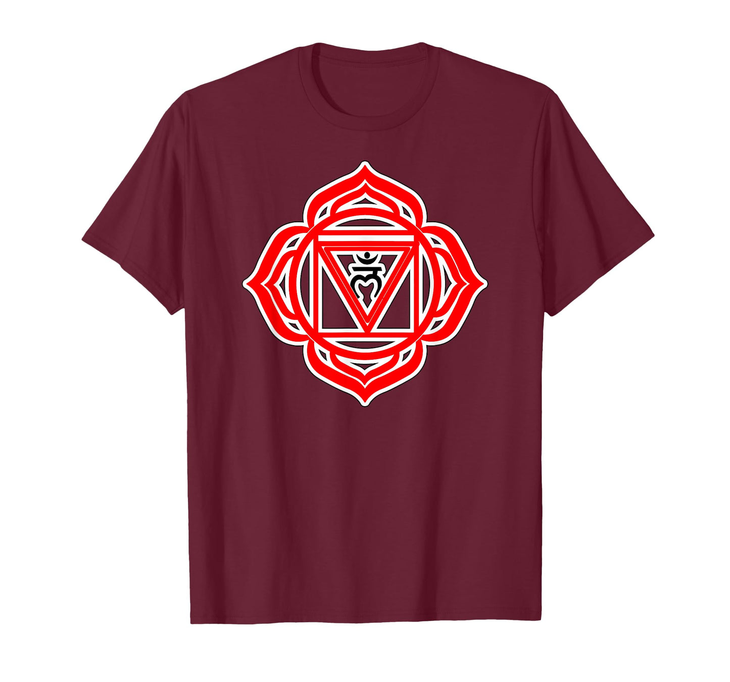 Yoga Muladhara Root Basic Truth Red Chakra T-Shirt