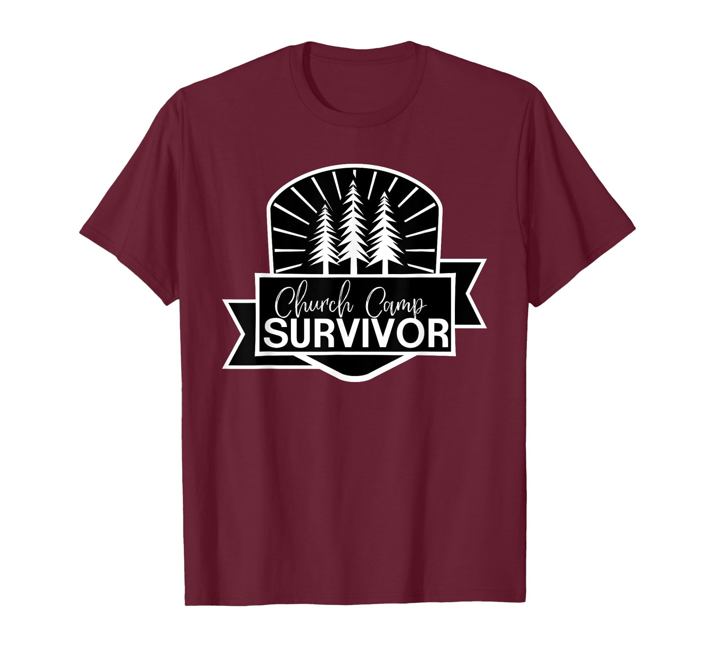 Church Camp Survivor I Survived Summer Camp Christian Tee T-Shirt