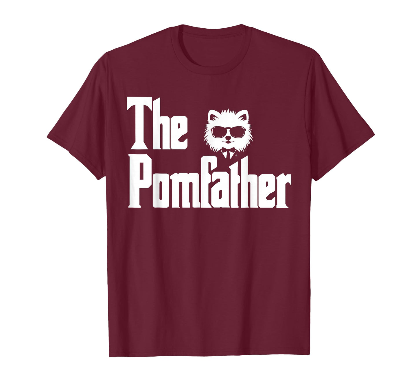 The PomFather Funny Pomeranian Dog Dad Shirt Men Gifts T-Shirt