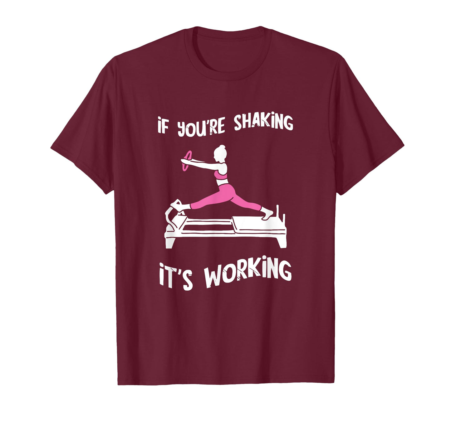 Pilates Workout Shaking Pilates Fitness Instructor Pilates T-Shirt