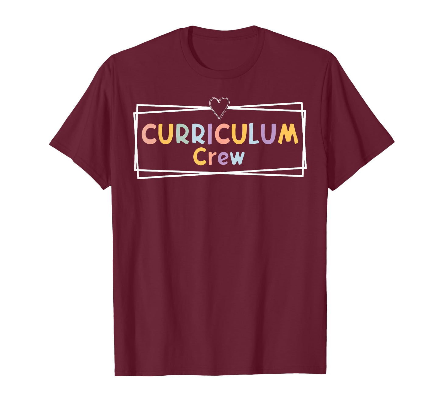 Retro Curriculum Crew Instructional Coordinator Prek Teacher T-Shirt