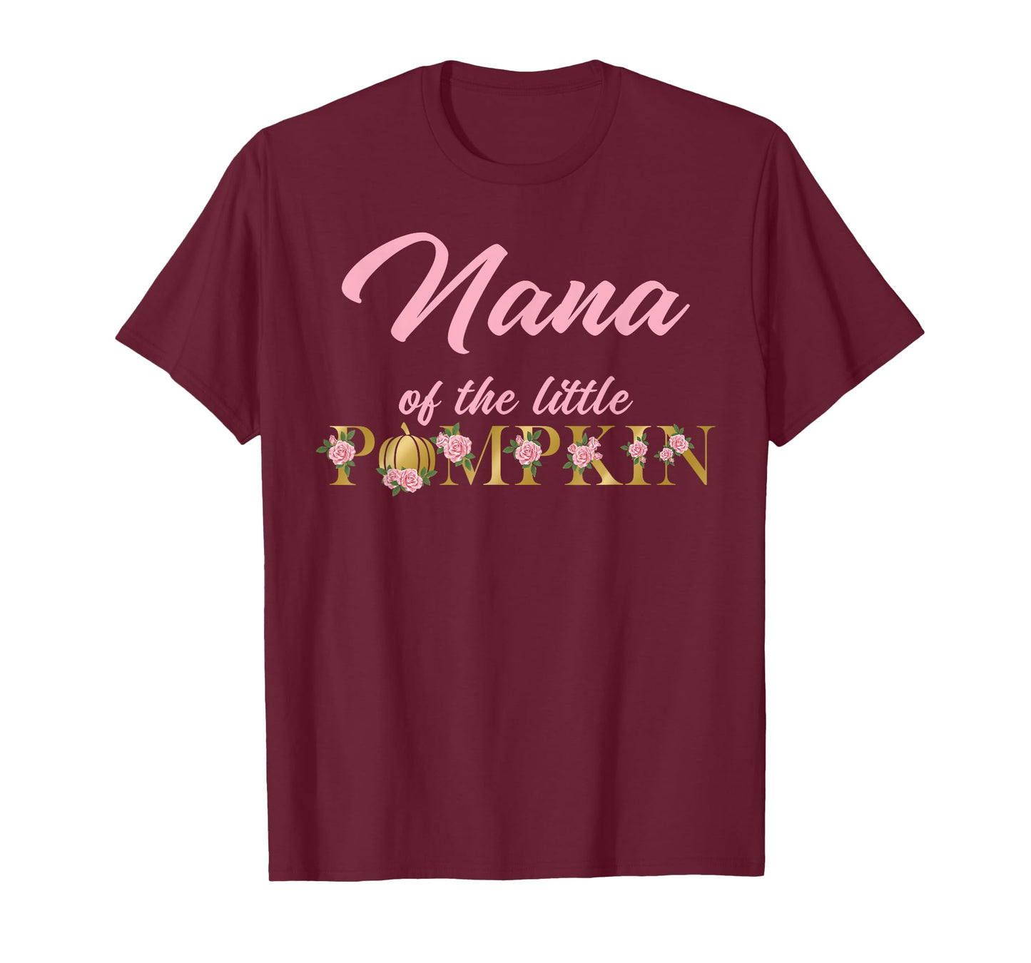 Nana of Little Pumpkin First Birthday Autumn Pumpkin T-Shirt