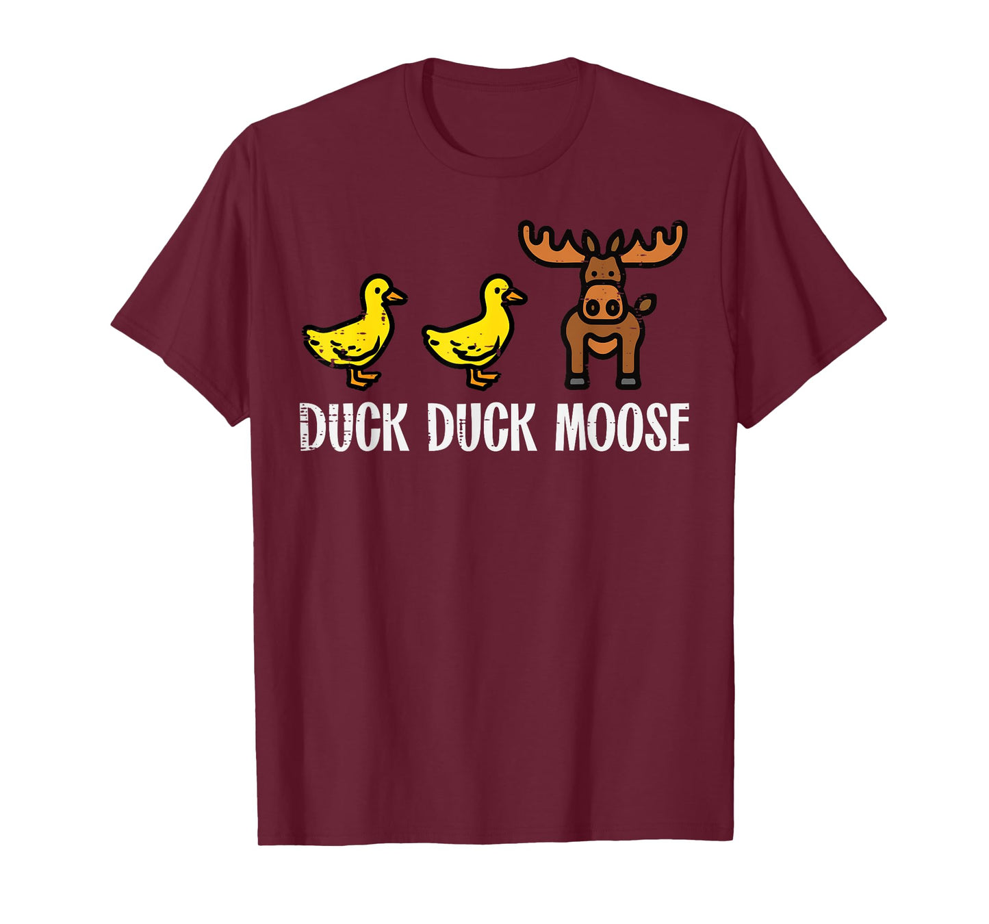 Duck Duck Moose Funny Game Pun Boys Girls Kids Toddler Women T-Shirt
