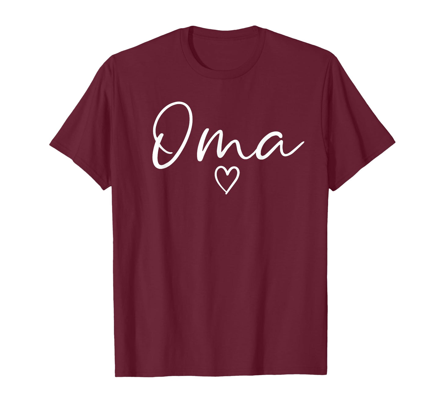 Oma Gifts For Women Grandma Heart Mother's Day Oma T-Shirt