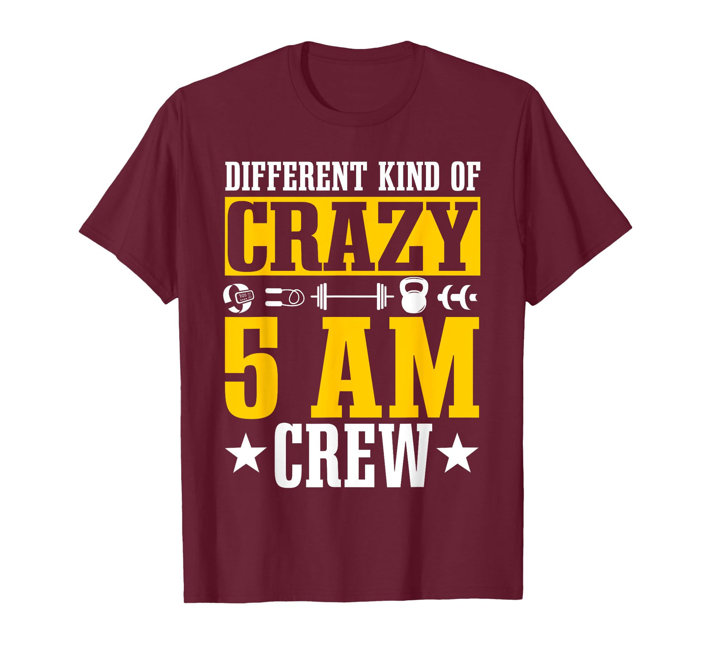 Workout Squad 5AM Crew Funny Gym Quote T-Shirt