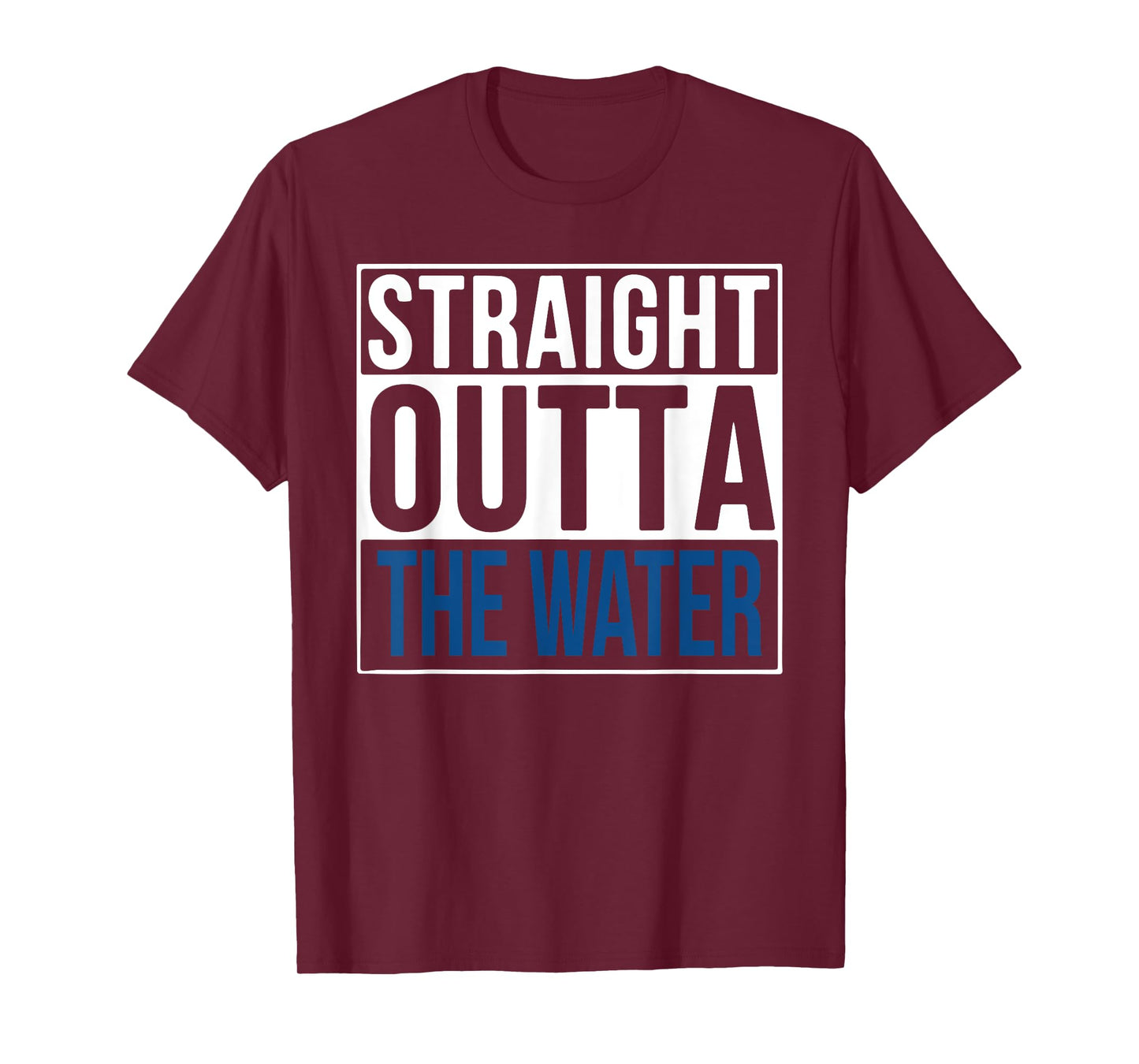 STRAIGHT OUTTA THE WATER T SHIRT - Christian Baptism T Shirt T-Shirt