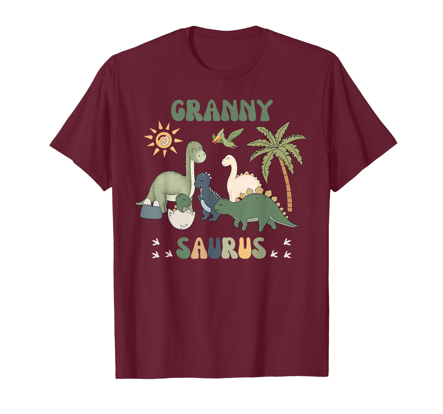 Grannysaurus T Rex Dinosaur Granny Saurus Family Matching T-Shirt
