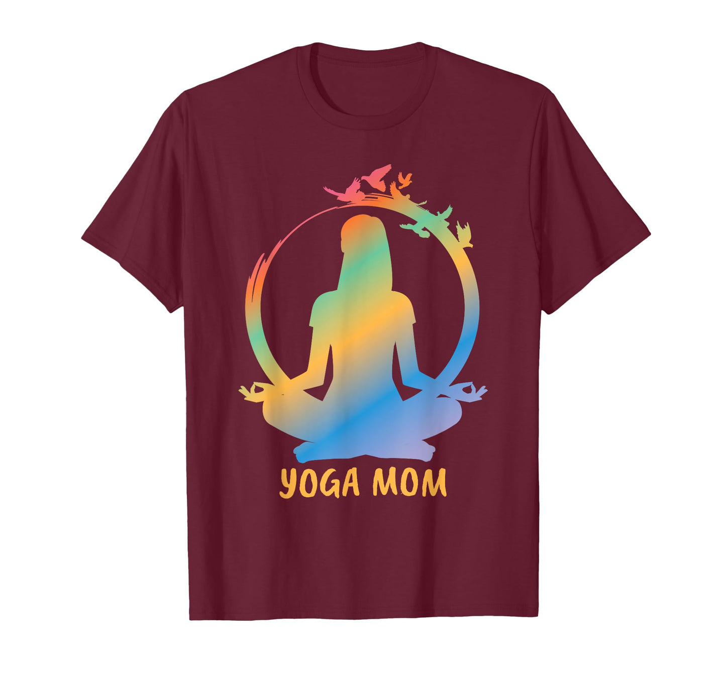 Peaceful Yoga Mom Meditation Mother's Day Gift T-Shirt