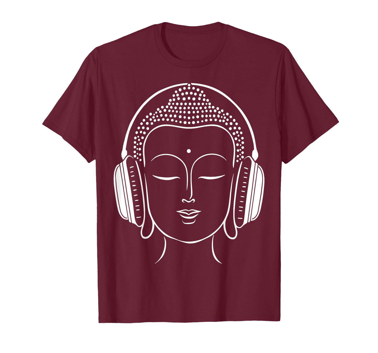 Buddha Headphones Zen Music Meditation T-Shirt