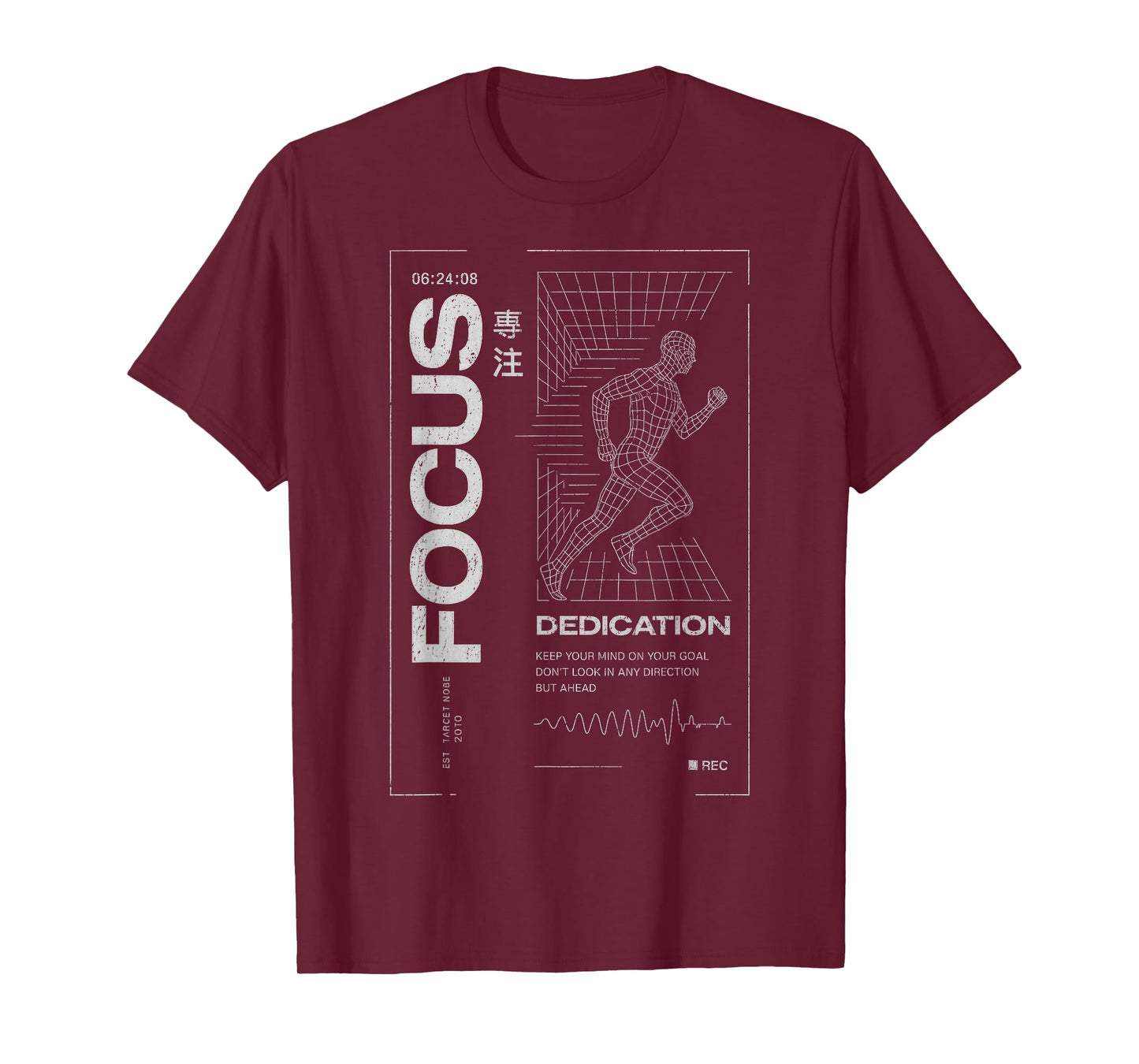 Y2K Fitness Quote Gym Training Discipline Yoga Sport Workout T-Shirt