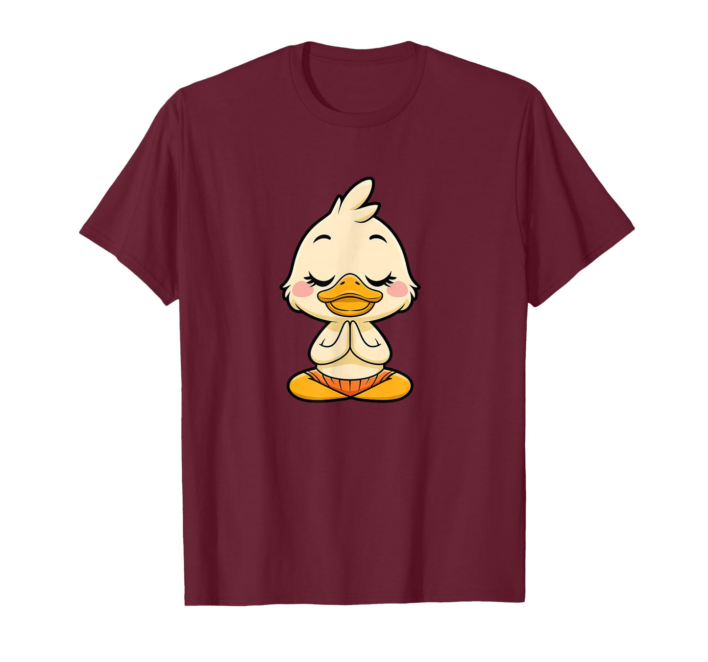 Meditating Duck Inner and Peace Yoga Relaxation T-Shirt