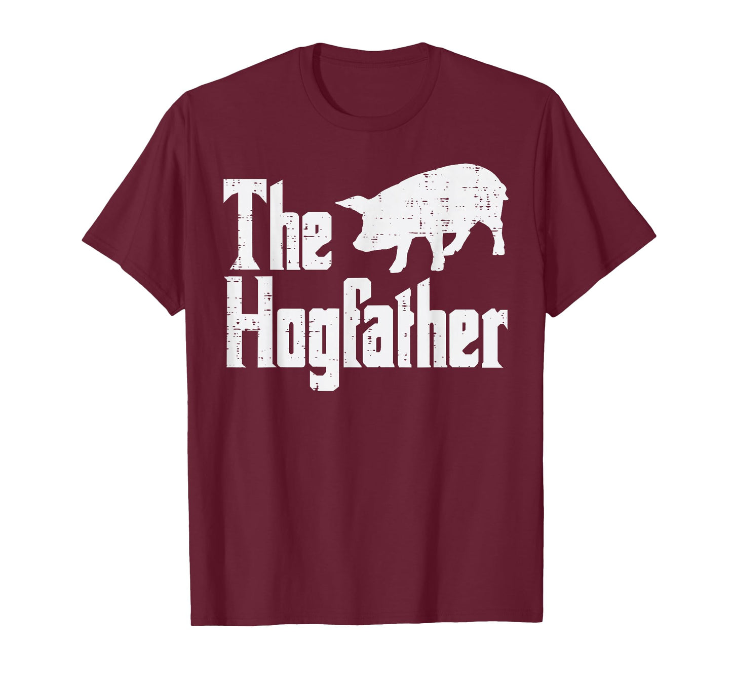 Pig The Hogfather Funny Hog Dad Fathers Day Parody Papa Men T-Shirt