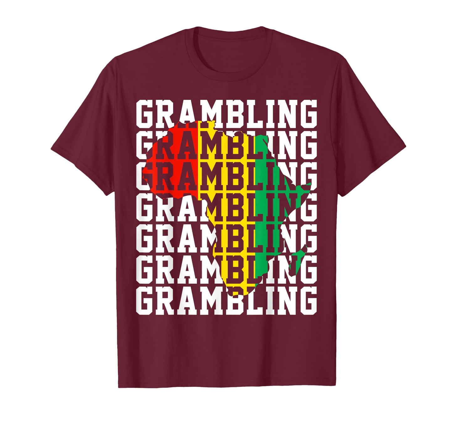 Grambling HBCU with Africa Historical Black College Alumni T-Shirt