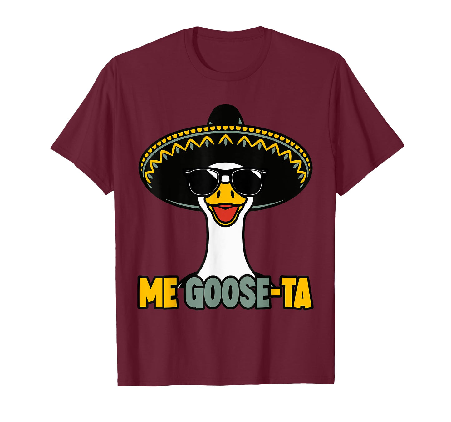 Me Goose Ta Mexican Goose Pun Spanish Men Boys Funny T-Shirt