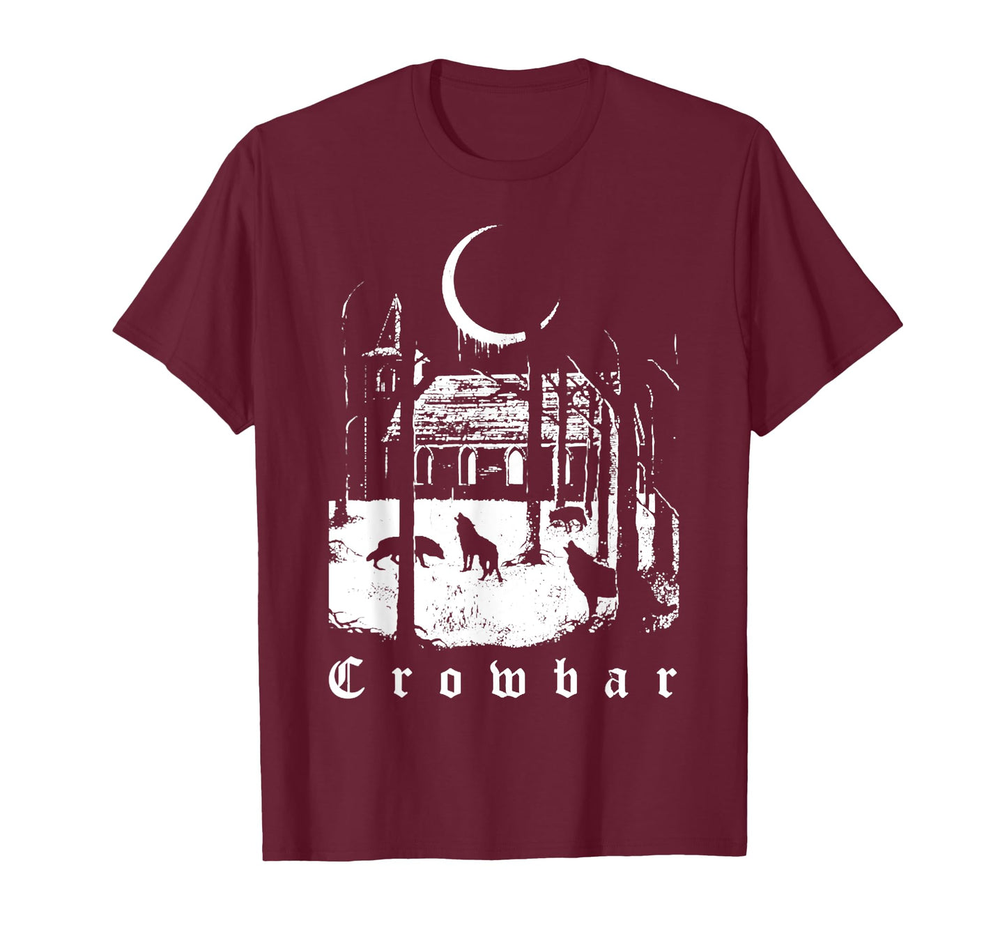 Vintage Forest Funny Retro Crowbar Meme Animal Basic T-Shirt