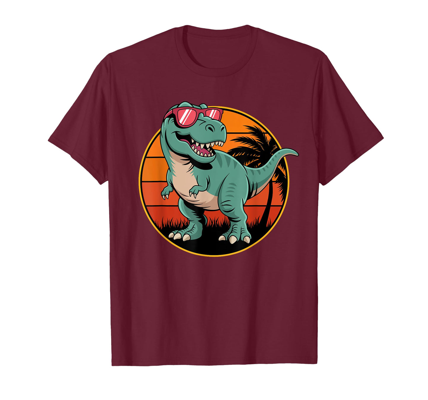 Dinosaur T Rex Tyrannosaurus Funny Prehistoric Kids Boys Men T-Shirt
