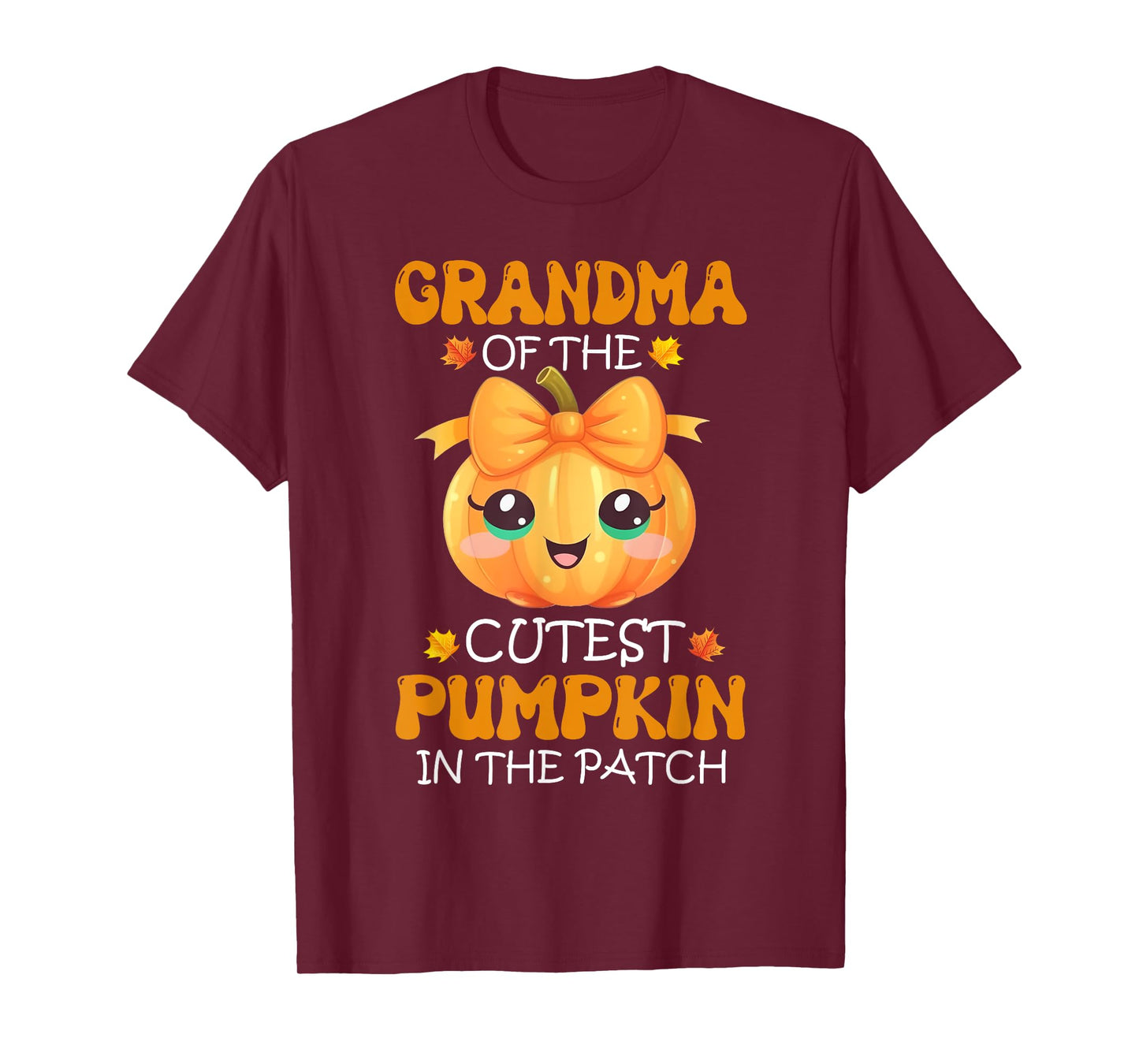 Grandma Of The Cutest Pumpkin In The Patch Halloween T-Shirt