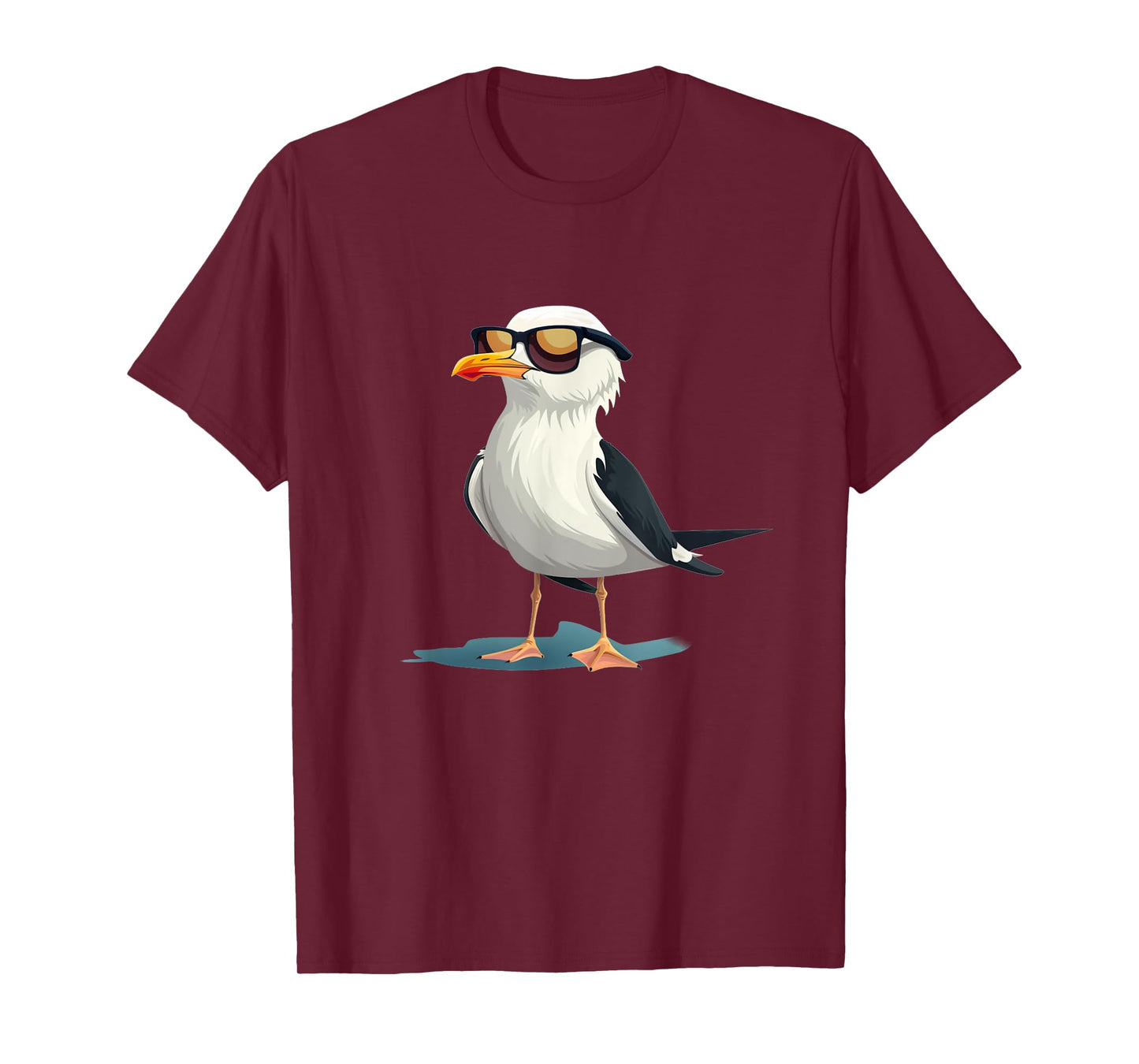 Seagull with Sunglasses Costume for Summer and Seabirds Men Women Kids T-Shirt