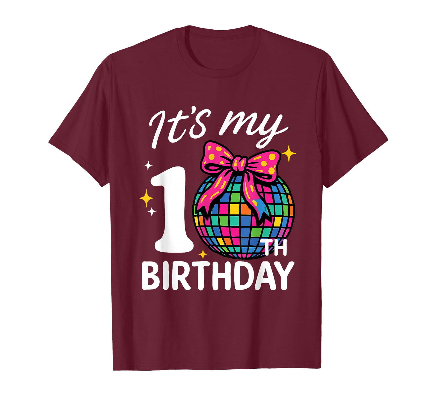 Cute 10 Year Old Birthday Girl Outfit It’s My 10th Birthday T-Shirt