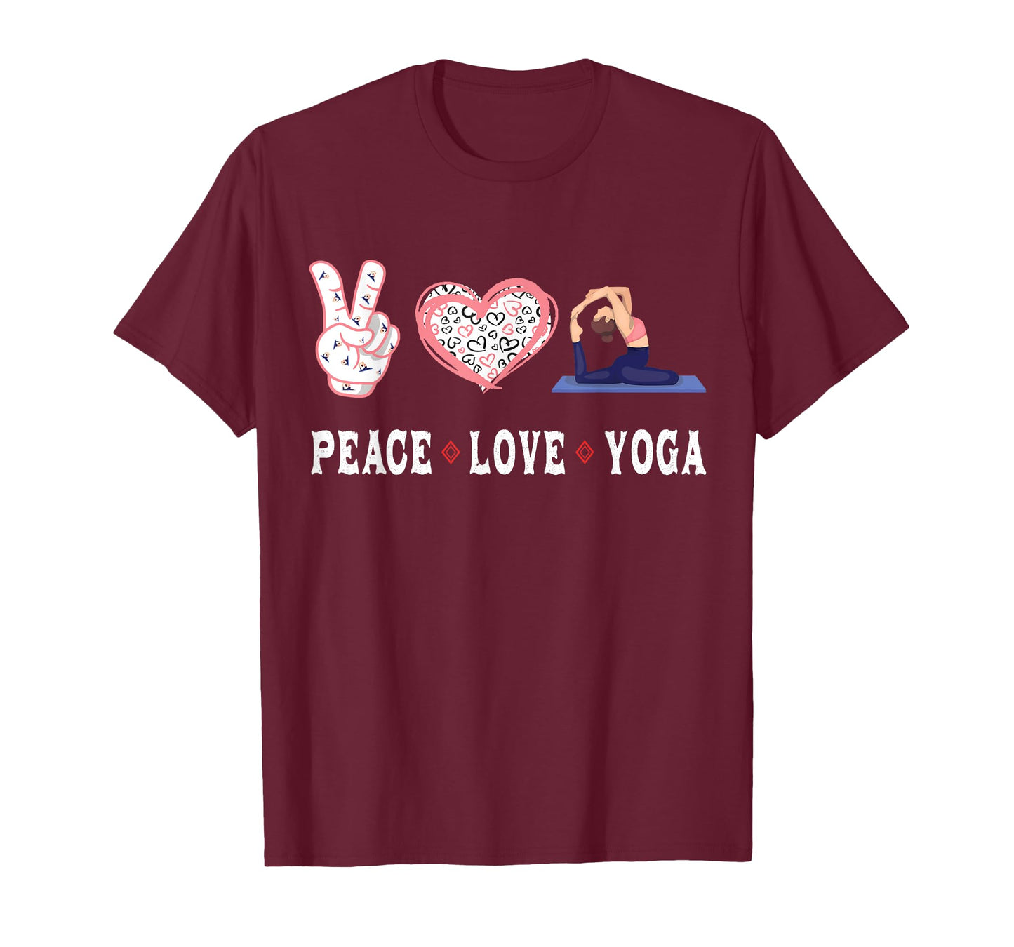 Yoga lovers Player fans Peace love Yoga T-Shirt